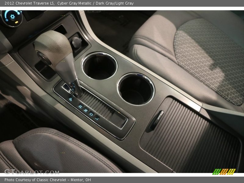 Cyber Gray Metallic / Dark Gray/Light Gray 2012 Chevrolet Traverse LS