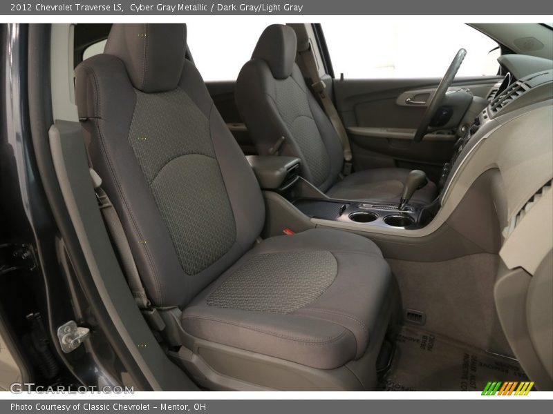 Cyber Gray Metallic / Dark Gray/Light Gray 2012 Chevrolet Traverse LS