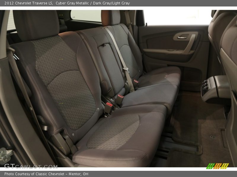 Cyber Gray Metallic / Dark Gray/Light Gray 2012 Chevrolet Traverse LS