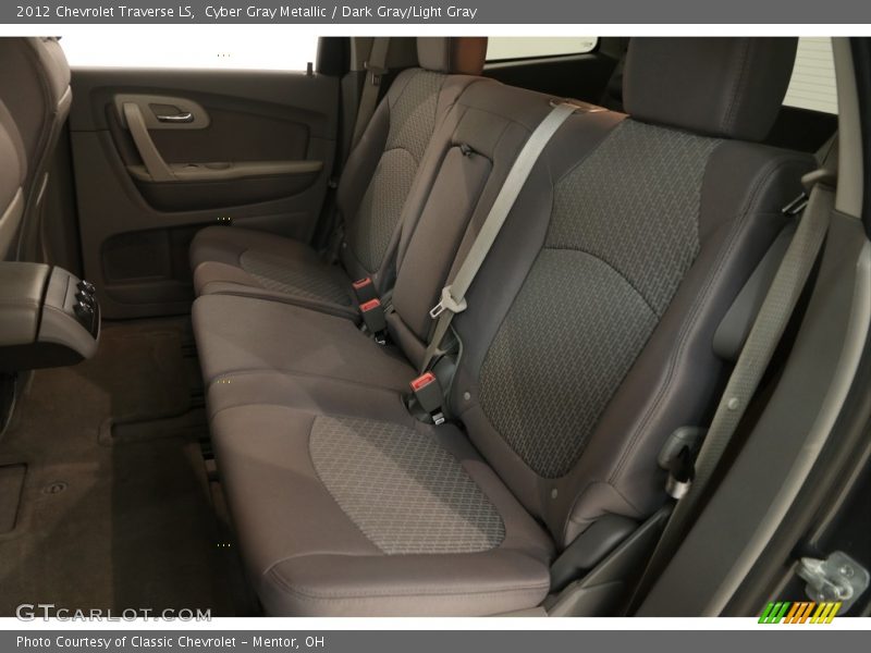 Cyber Gray Metallic / Dark Gray/Light Gray 2012 Chevrolet Traverse LS