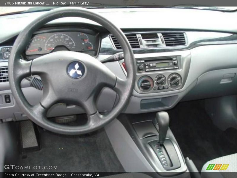 Rio Red Pearl / Gray 2006 Mitsubishi Lancer ES