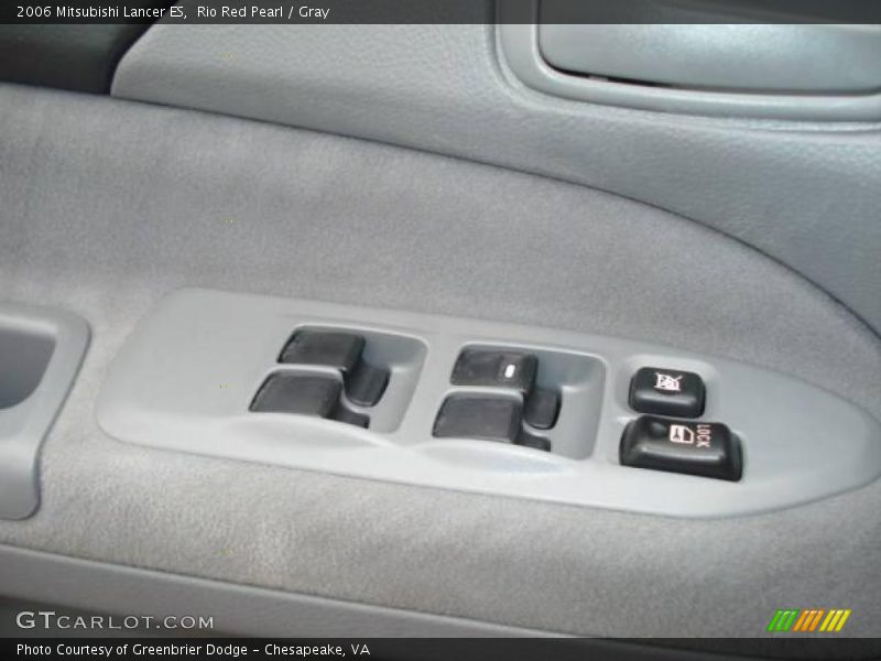 Rio Red Pearl / Gray 2006 Mitsubishi Lancer ES