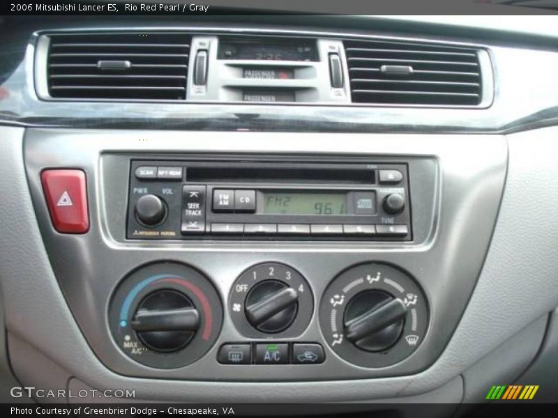 Rio Red Pearl / Gray 2006 Mitsubishi Lancer ES