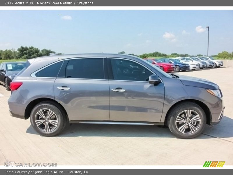 Modern Steel Metallic / Graystone 2017 Acura MDX