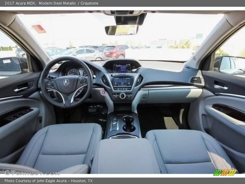 Modern Steel Metallic / Graystone 2017 Acura MDX