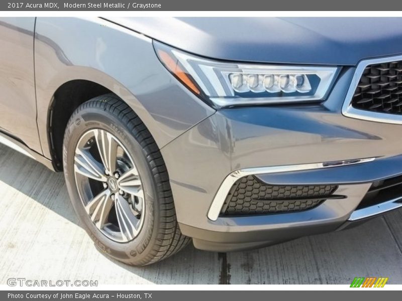 Modern Steel Metallic / Graystone 2017 Acura MDX
