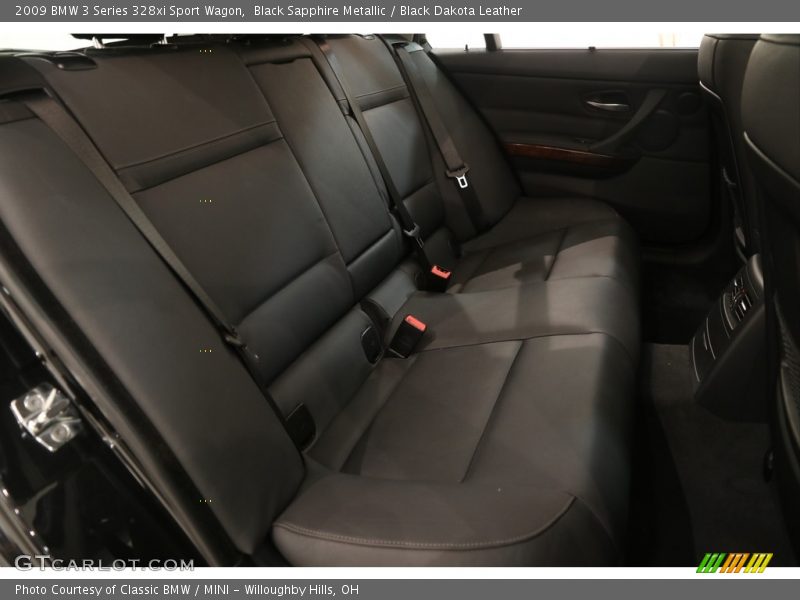 Black Sapphire Metallic / Black Dakota Leather 2009 BMW 3 Series 328xi Sport Wagon