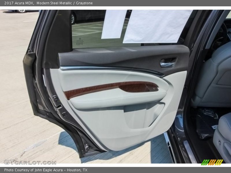 Modern Steel Metallic / Graystone 2017 Acura MDX