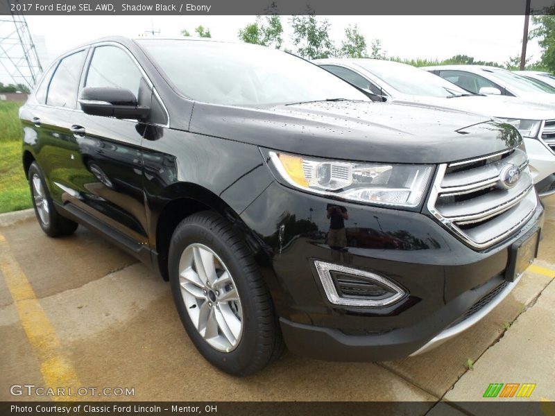 Shadow Black / Ebony 2017 Ford Edge SEL AWD