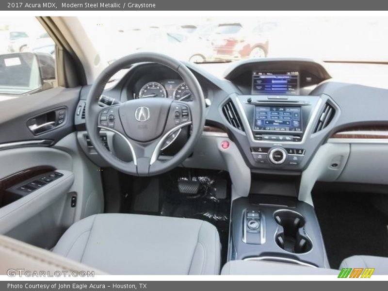 Modern Steel Metallic / Graystone 2017 Acura MDX