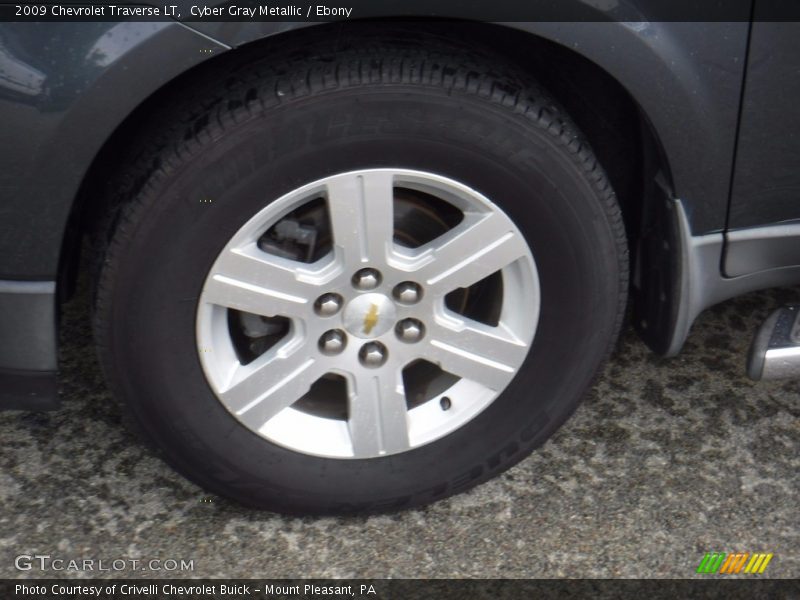 Cyber Gray Metallic / Ebony 2009 Chevrolet Traverse LT