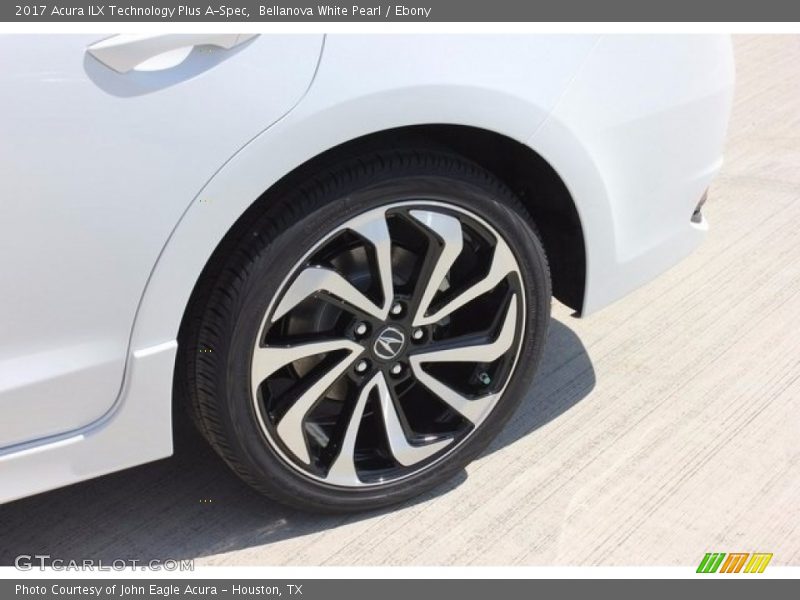 Bellanova White Pearl / Ebony 2017 Acura ILX Technology Plus A-Spec