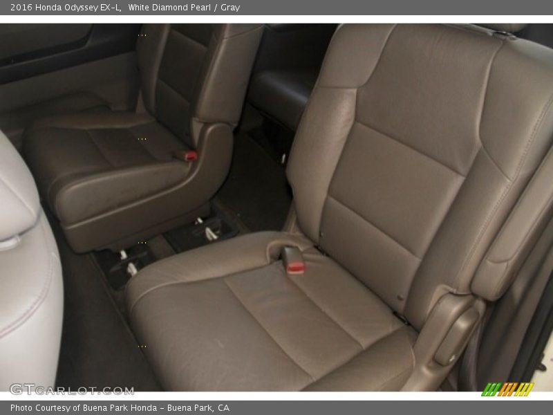 White Diamond Pearl / Gray 2016 Honda Odyssey EX-L