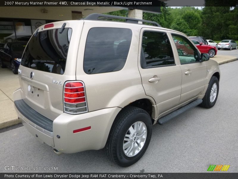 Charcoal Beige Metallic / Black/Light Parchment 2007 Mercury Mariner Premier 4WD