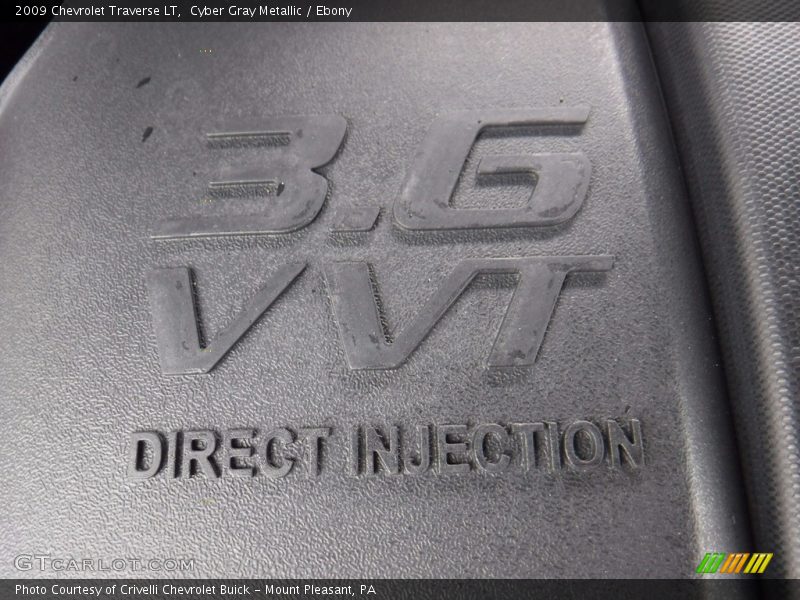 Cyber Gray Metallic / Ebony 2009 Chevrolet Traverse LT