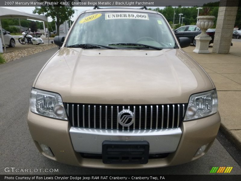 Charcoal Beige Metallic / Black/Light Parchment 2007 Mercury Mariner Premier 4WD