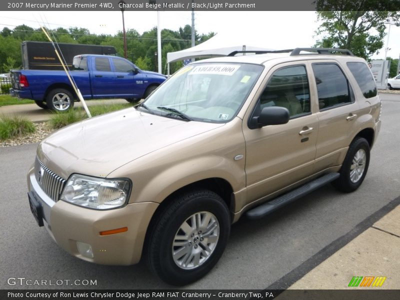 Charcoal Beige Metallic / Black/Light Parchment 2007 Mercury Mariner Premier 4WD