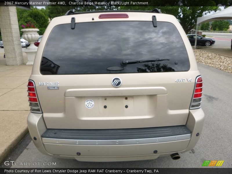 Charcoal Beige Metallic / Black/Light Parchment 2007 Mercury Mariner Premier 4WD