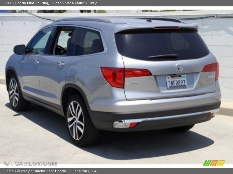 Lunar Silver Metallic / Gray 2016 Honda Pilot Touring