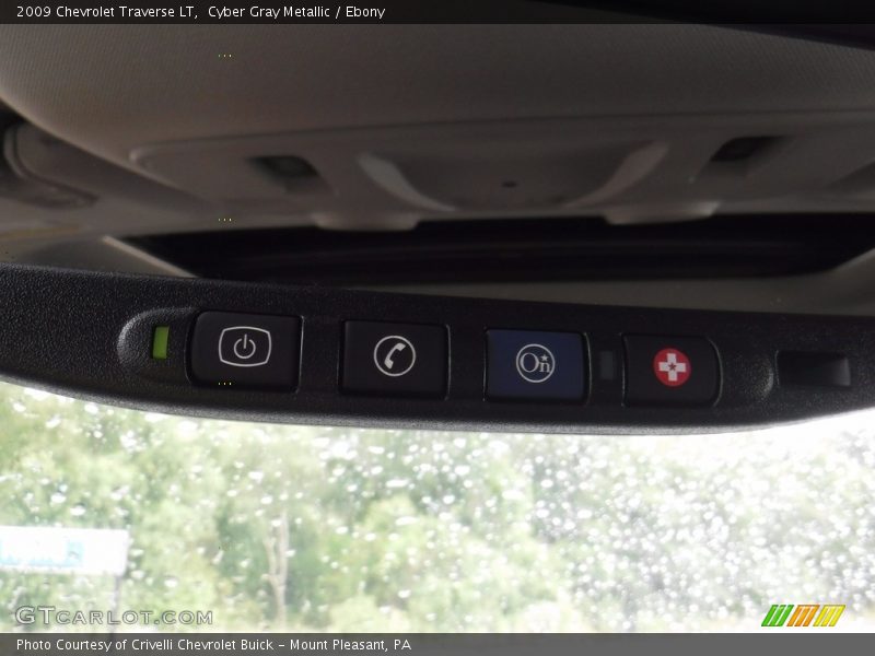 Cyber Gray Metallic / Ebony 2009 Chevrolet Traverse LT