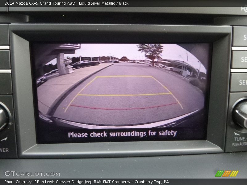 Liquid Silver Metallic / Black 2014 Mazda CX-5 Grand Touring AWD