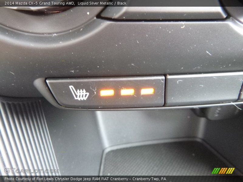 Liquid Silver Metallic / Black 2014 Mazda CX-5 Grand Touring AWD