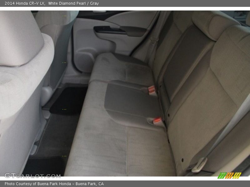 White Diamond Pearl / Gray 2014 Honda CR-V LX