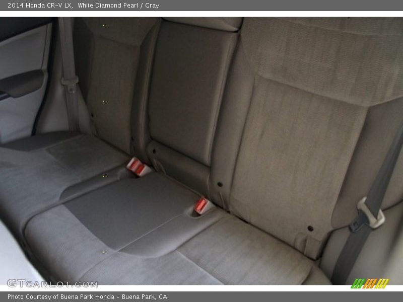 White Diamond Pearl / Gray 2014 Honda CR-V LX