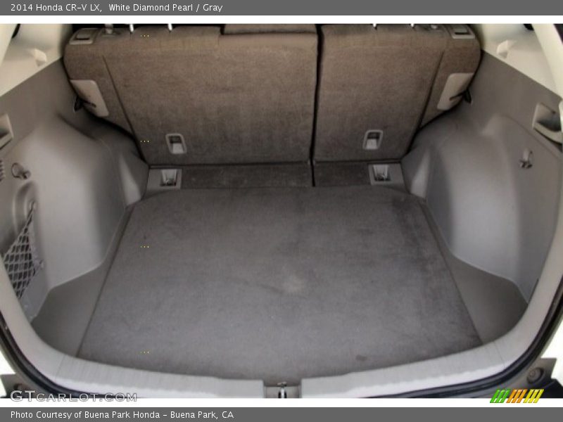White Diamond Pearl / Gray 2014 Honda CR-V LX
