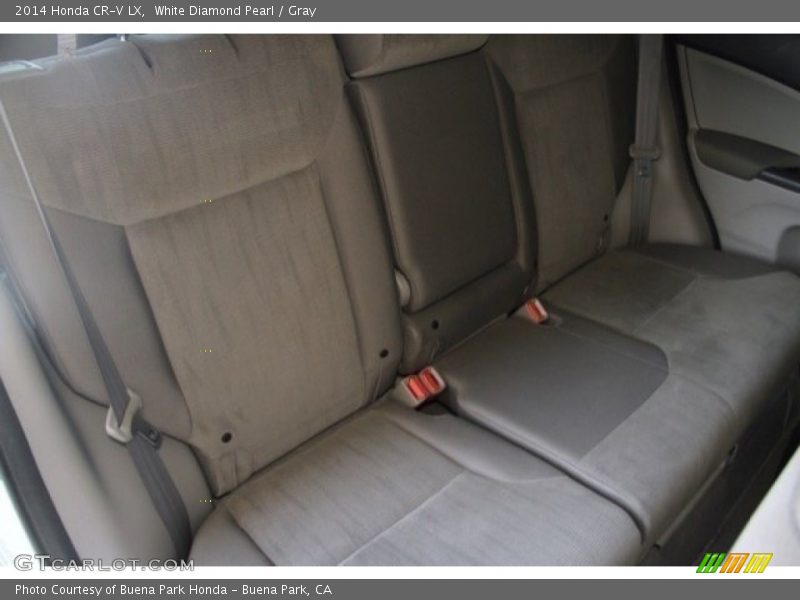 White Diamond Pearl / Gray 2014 Honda CR-V LX