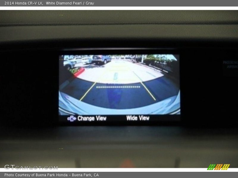 White Diamond Pearl / Gray 2014 Honda CR-V LX