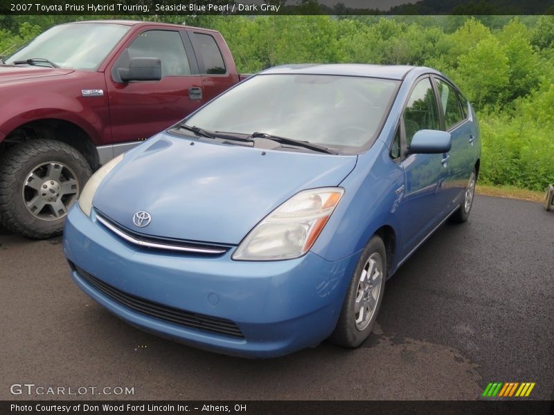 Seaside Blue Pearl / Dark Gray 2007 Toyota Prius Hybrid Touring