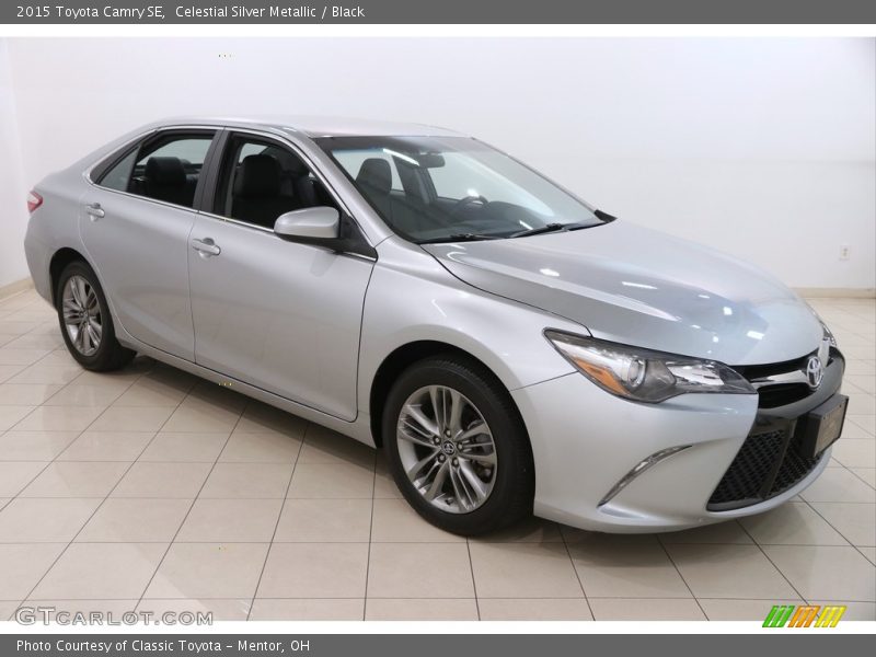 Celestial Silver Metallic / Black 2015 Toyota Camry SE