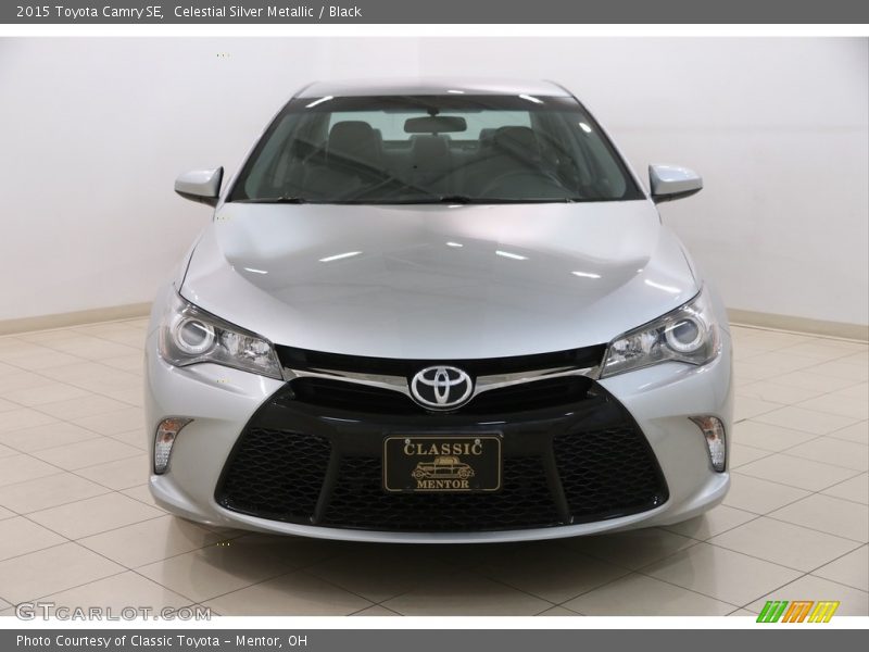 Celestial Silver Metallic / Black 2015 Toyota Camry SE