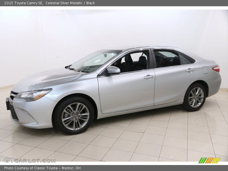 Celestial Silver Metallic / Black 2015 Toyota Camry SE