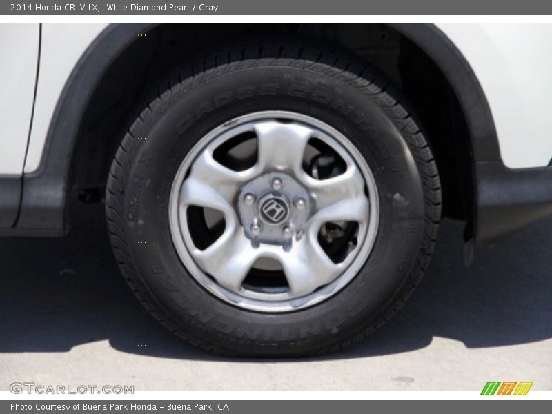 White Diamond Pearl / Gray 2014 Honda CR-V LX