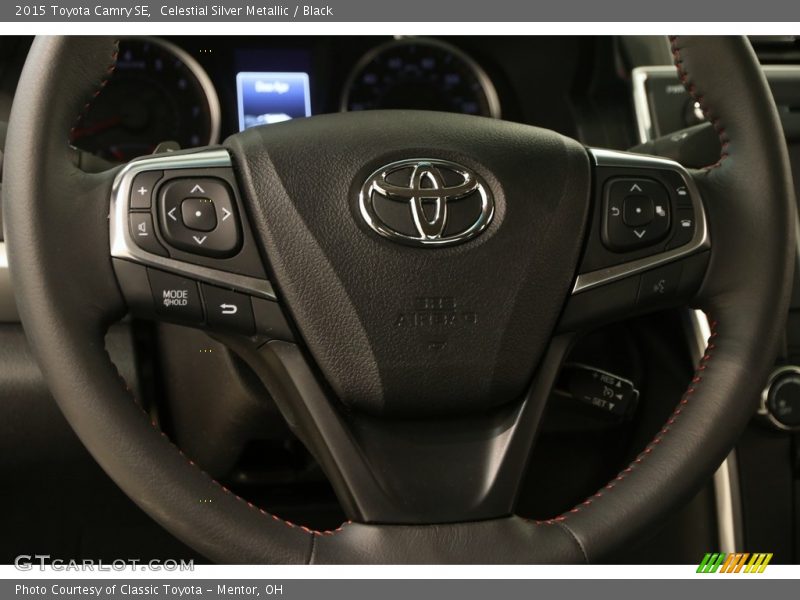 Celestial Silver Metallic / Black 2015 Toyota Camry SE