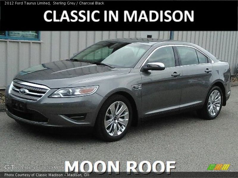 Sterling Grey / Charcoal Black 2012 Ford Taurus Limited