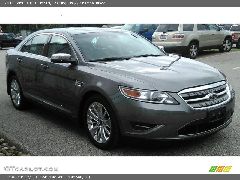 Sterling Grey / Charcoal Black 2012 Ford Taurus Limited