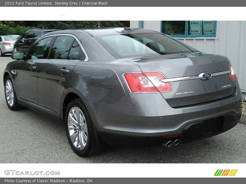 Sterling Grey / Charcoal Black 2012 Ford Taurus Limited