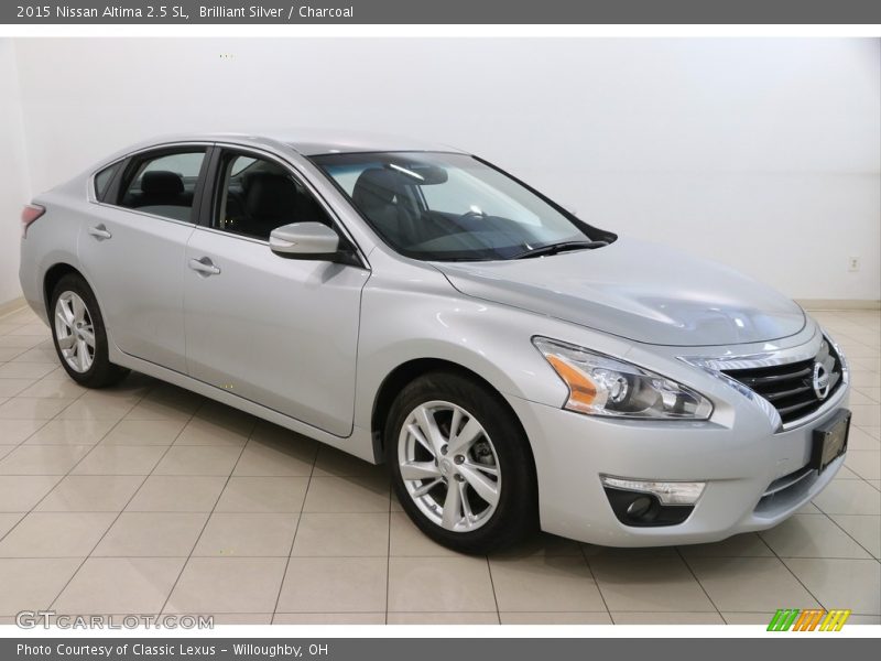 Brilliant Silver / Charcoal 2015 Nissan Altima 2.5 SL