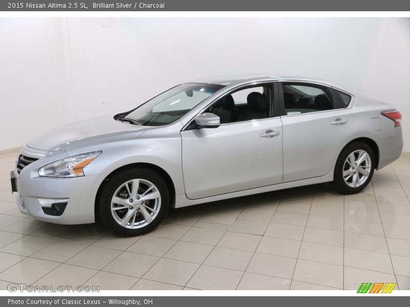 Brilliant Silver / Charcoal 2015 Nissan Altima 2.5 SL