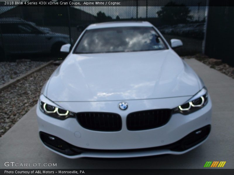 Alpine White / Cognac 2018 BMW 4 Series 430i xDrive Gran Coupe
