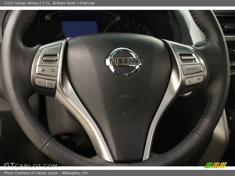 Brilliant Silver / Charcoal 2015 Nissan Altima 2.5 SL