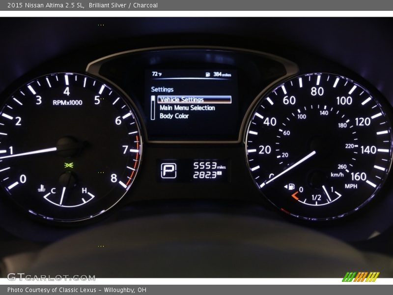 Brilliant Silver / Charcoal 2015 Nissan Altima 2.5 SL