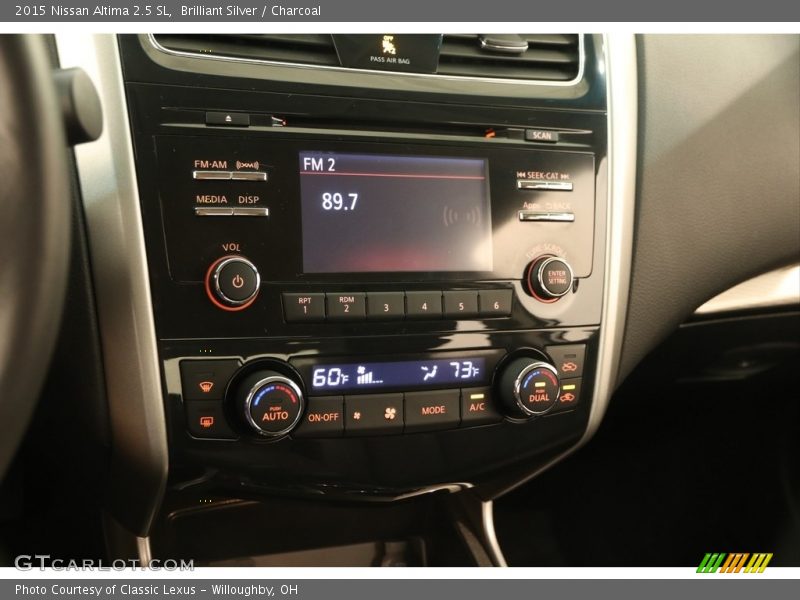 Brilliant Silver / Charcoal 2015 Nissan Altima 2.5 SL