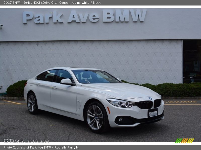 Alpine White / Black 2017 BMW 4 Series 430i xDrive Gran Coupe