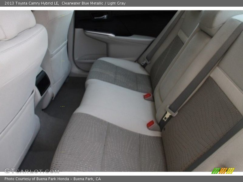Clearwater Blue Metallic / Light Gray 2013 Toyota Camry Hybrid LE