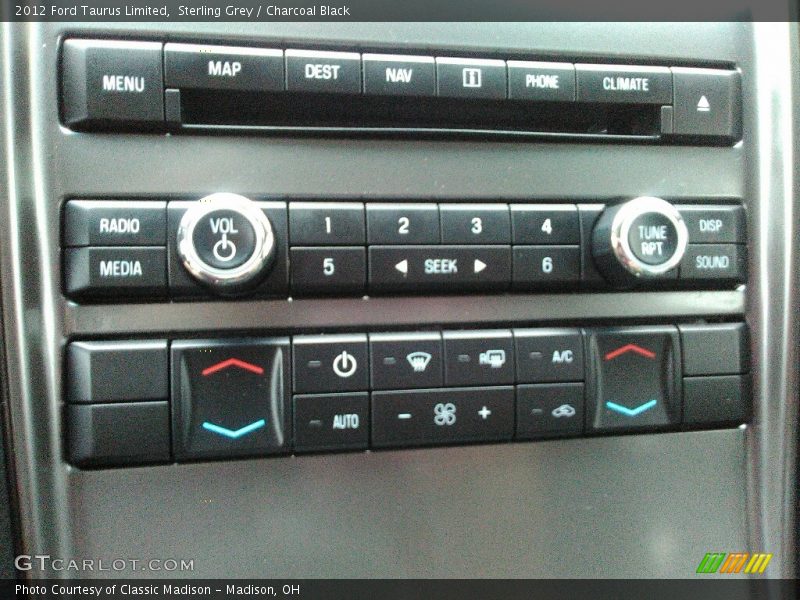 Sterling Grey / Charcoal Black 2012 Ford Taurus Limited