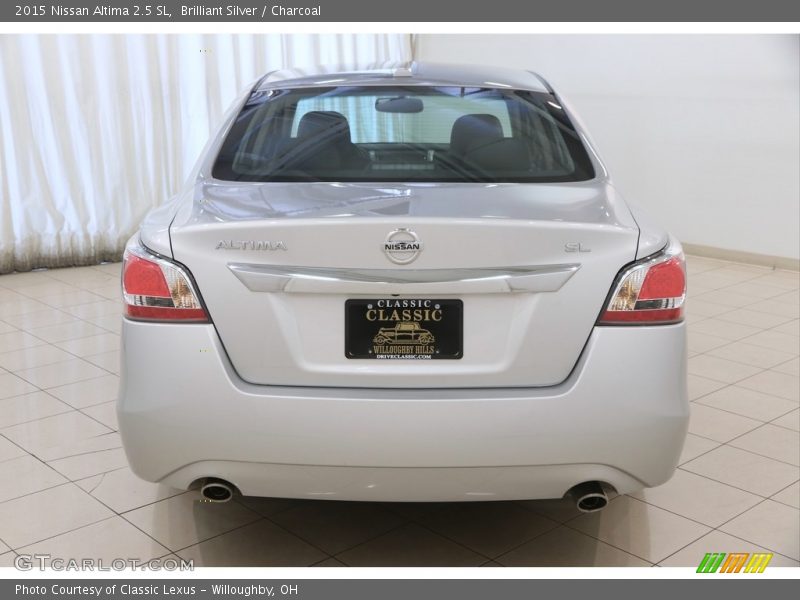 Brilliant Silver / Charcoal 2015 Nissan Altima 2.5 SL
